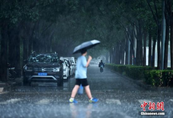 河北石家莊遭遇強降雨天氣